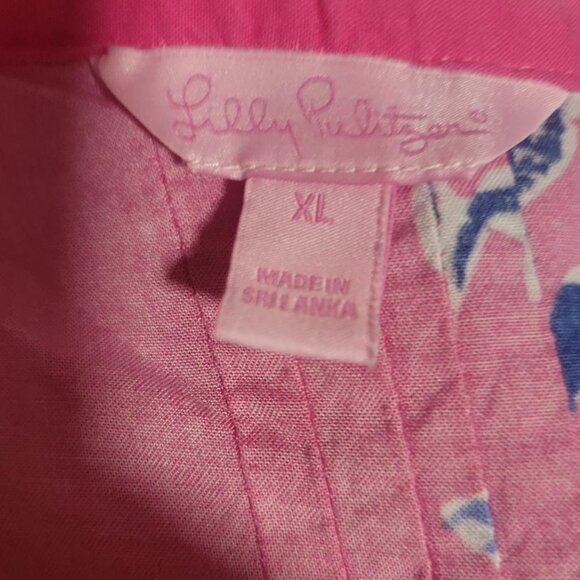 Womens Lilly Pulitzer Sarasota Tunic Dress Capri Samba Sz XL - Picture 8 of 8